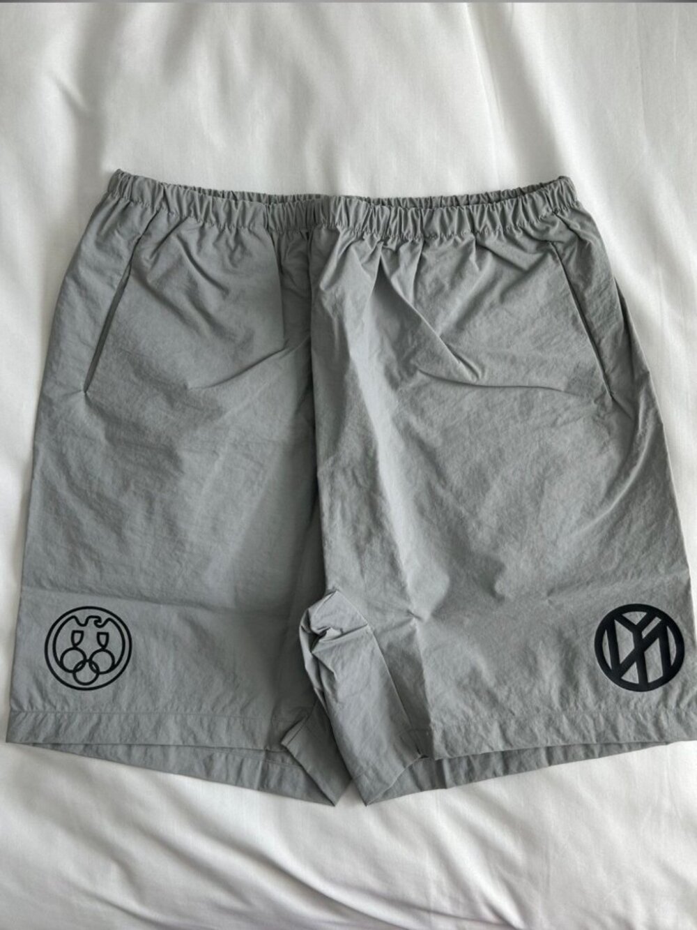Yeezy YZY x Gosha Rubchinskiy nylon Shorts Gray Size 2 (LG/XL)